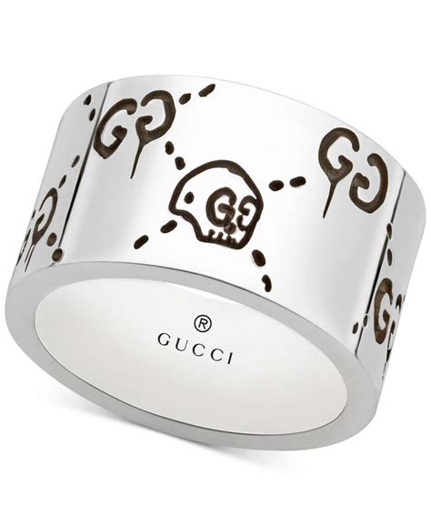 gucci ring mens cheap|gucci ghost ring men.